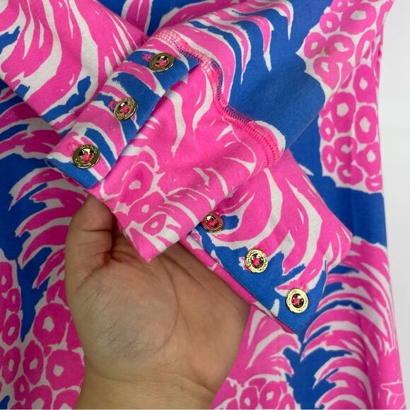 Lily Pulitzer Blue Haven Pineapples mini dress size XXS - Picture 3 of 16